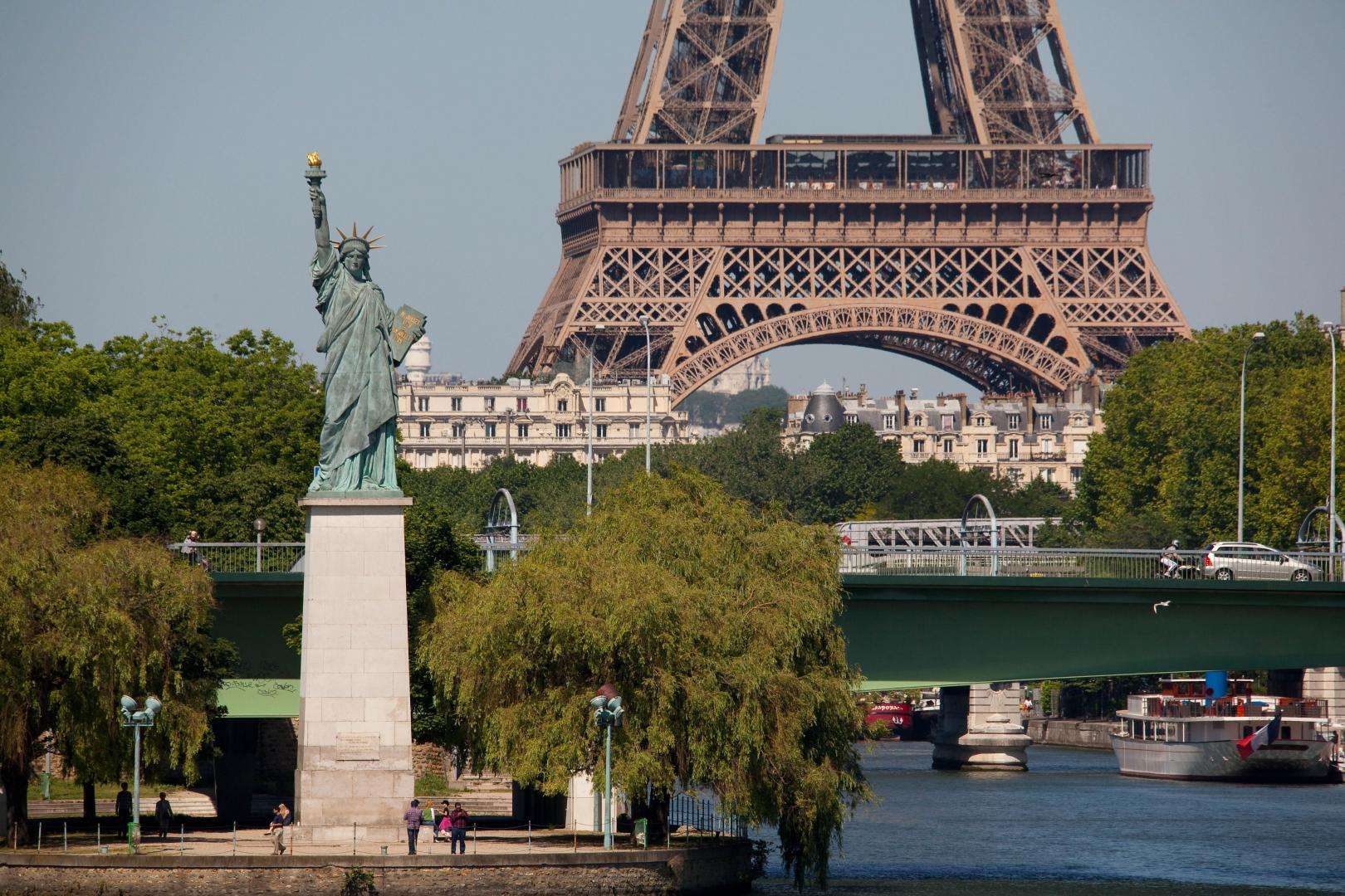 The Statue of Liberty… in Paris