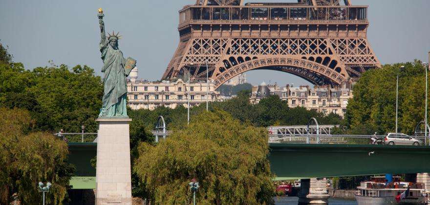 The Statue of Liberty… in Paris